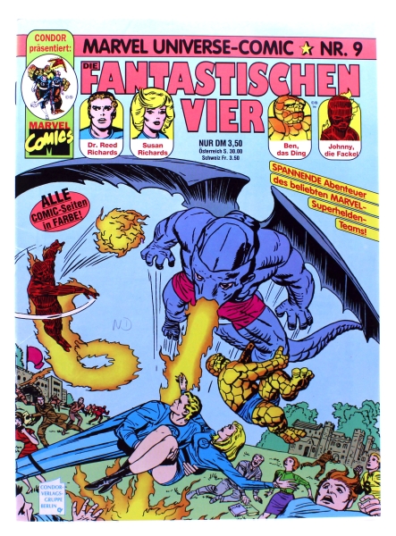 Marvel Hit-Comic Magazin Nr. 9: Fantastic Four "Eine Reise in eine andere Welt" von Condor